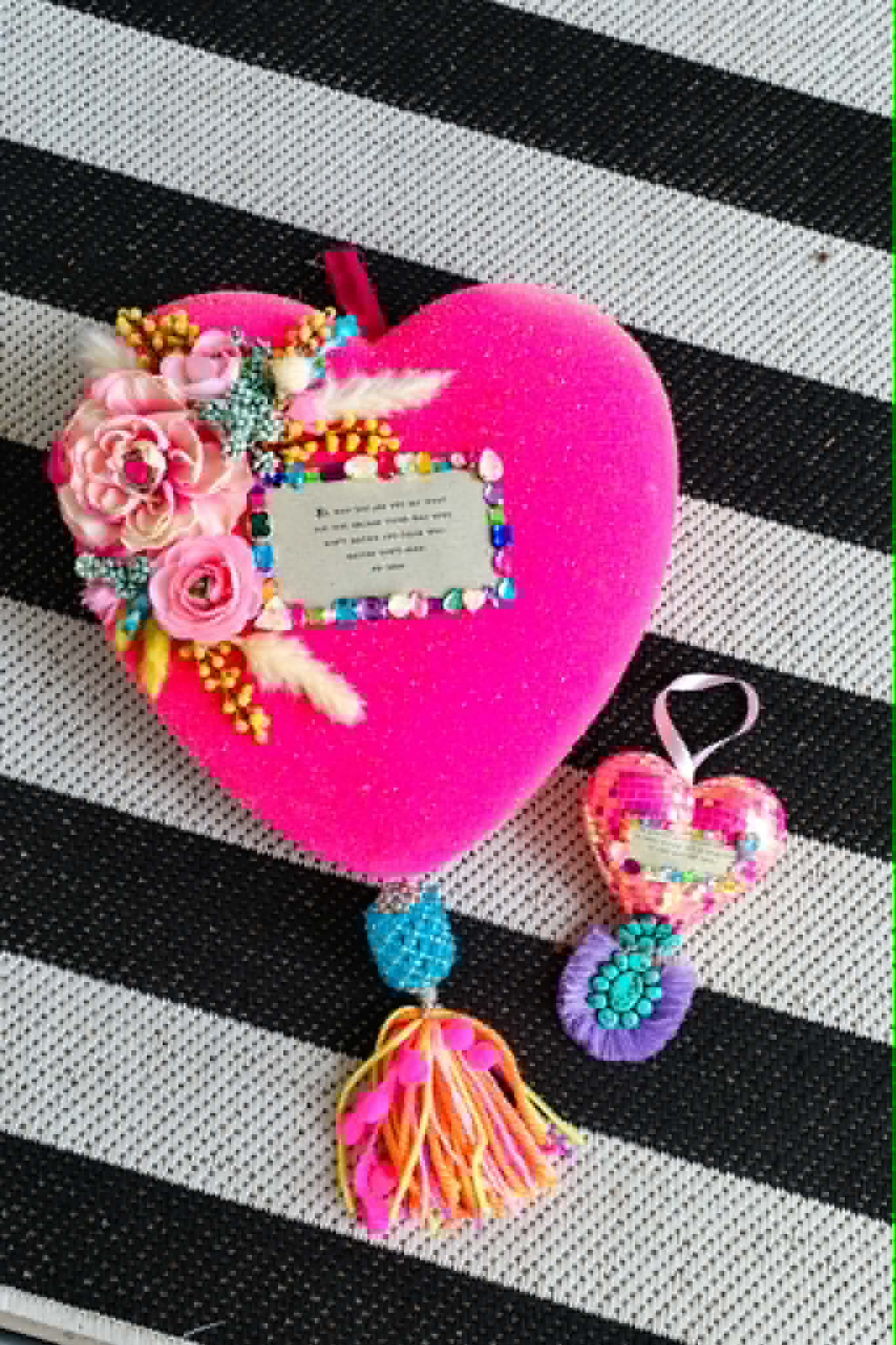 Custom "BE WHO YOU ARE" Pink Heart