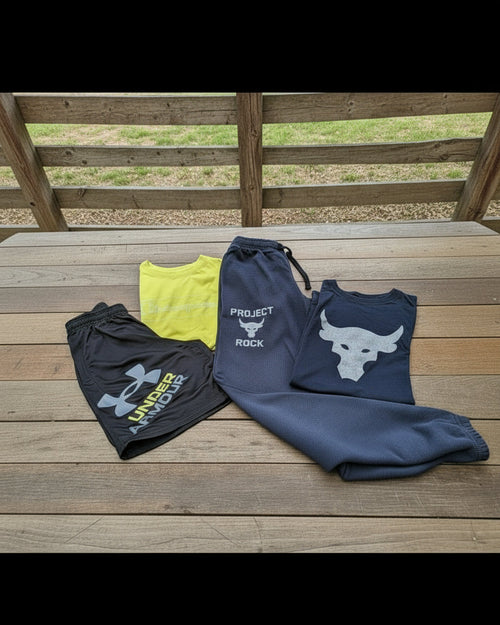 'KC" #30 Assorted Tees & SweatPant: Size Large Youth