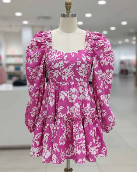 Buffalo Plaid Sleeves With Pink & Black Colorblock Hoodie