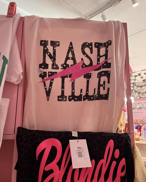 Ivory "NASHVILLE" Graphic Tee