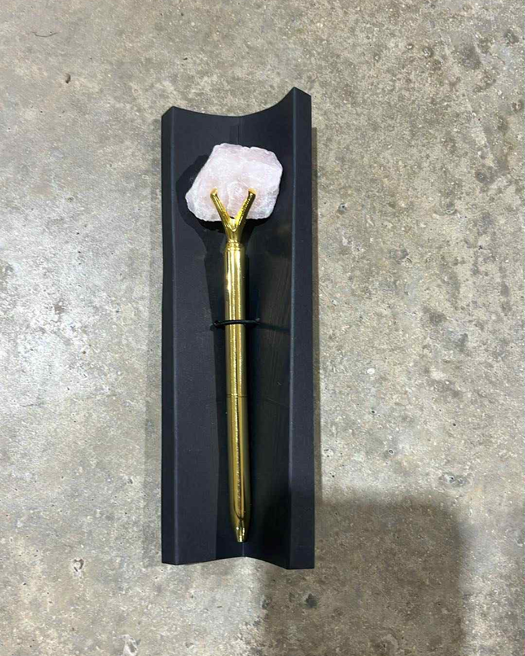 Rose Obsidian crystal Pen