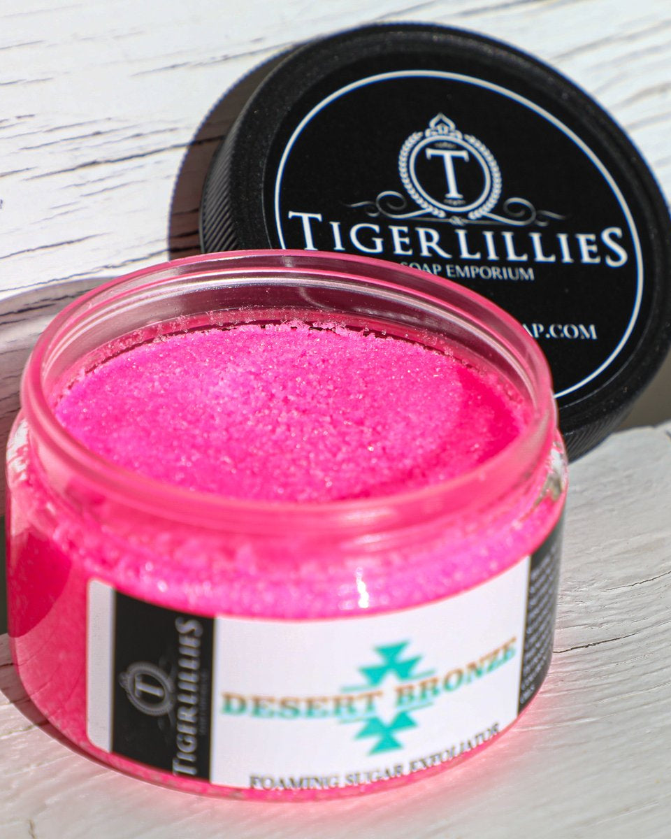 Desert Bronze Foaming Sugar Exfoliator - The Lace Cactus