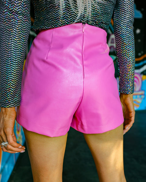 Penelope Pink Studded Skort - The Lace Cactus