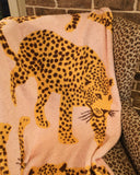 PRE-ORDER Pink Leopard Animal Blanket - The Lace Cactus