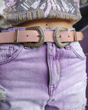 Pinkie Double Buckle Belt - The Lace Cactus