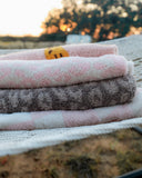 PRE-ORDER Pink and White Leopard Blanket - The Lace Cactus