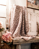 PRE-ORDER Gray Leopard Blanket - The Lace Cactus