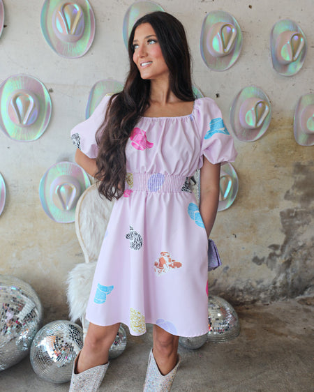 Polly Princess Pink Mini Dress