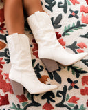 Emersyn Off-White Boots - The Lace Cactus