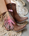 Junk Gypsy Spirit Animal Shortie Boots - The Lace Cactus