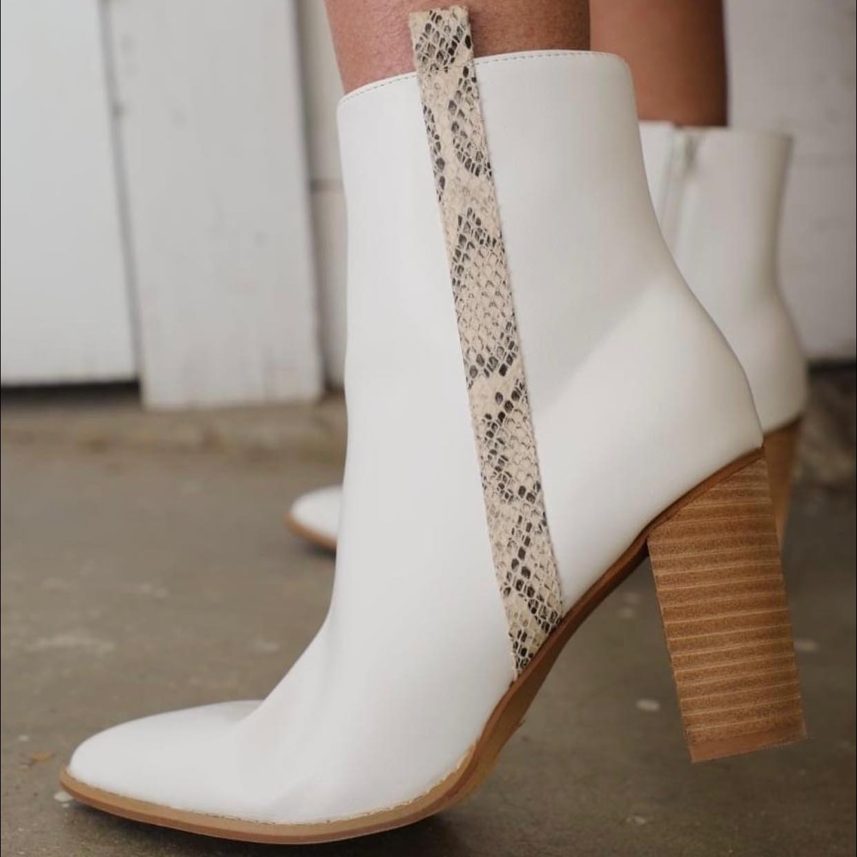 White Ankle Boots Perfect for Spring | Living North
