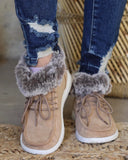 Gypsy Jazz Farren Tan Fur Boots - The Lace Cactus