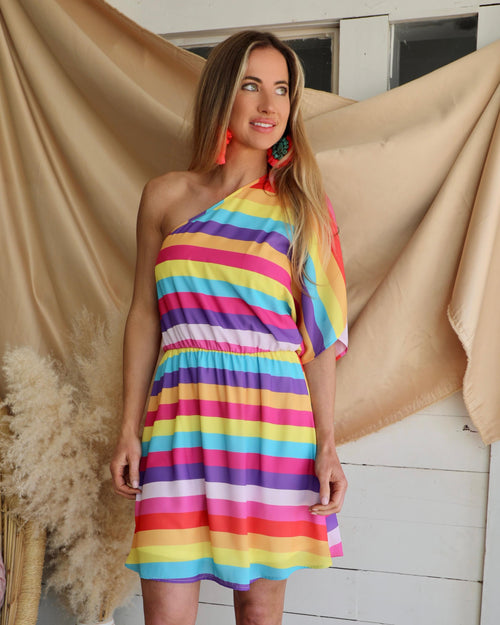Summertime Sweets Striped Dress - The Lace Cactus