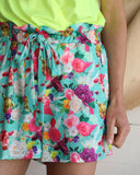 Crazy Train Floral Frenzy Shorts - The Lace Cactus