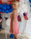 Raegan Red Gingham Dress - The Lace Cactus