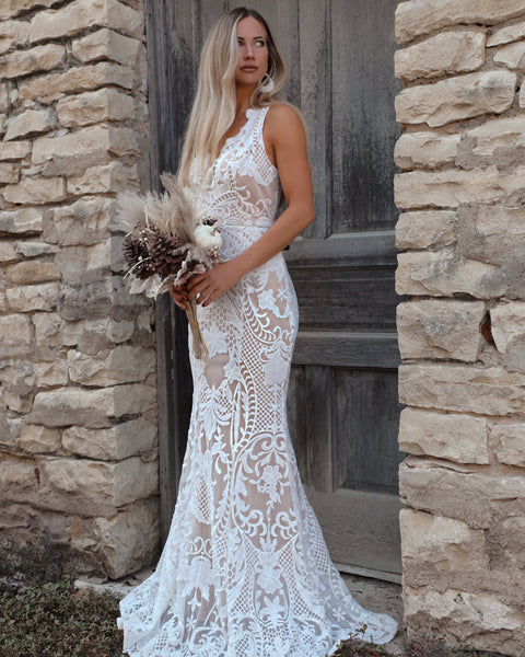 Can't Help Falling In Love Dress - The Lace Cactus