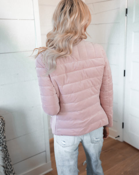 Palmer Pale Pink Jacket - The Lace Cactus