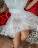 Sweetheart White Mini Dress - The Lace Cactus