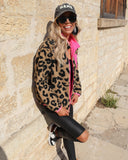 Hot Pink and Leopard Sherpa Jacket - The Lace Cactus