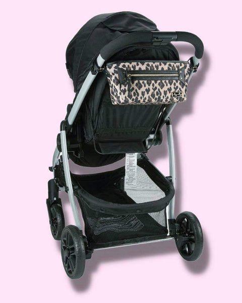 Handy Leopard Stroller Caddy - The Lace Cactus