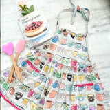 Printed Kitchen Apron With Pockets - The Lace Cactus
