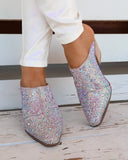 Gatsby Clear Rhinestone Shoes - The Lace Cactus