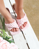 Reye Pink Woven Heels - The Lace Cactus