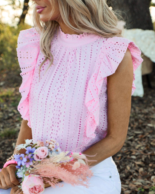 Pinkie Pink Blouse - The Lace Cactus