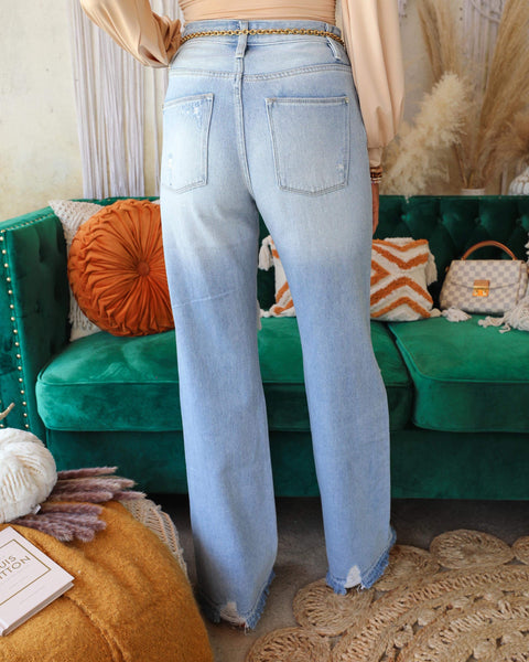 Marie Medium High Rise Vintage Flare Jeans - The Lace Cactus