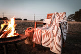 #11-SOLD OUT-PRE ORDER NOW OPEN!! Beige Aztec Blanket - The Lace Cactus