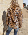 Cason Black Leopard Jacket - The Lace Cactus