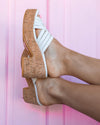 Day Dream White Platform Heel - The Lace Cactus
