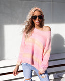Malibu Pink Sweater - The Lace Cactus