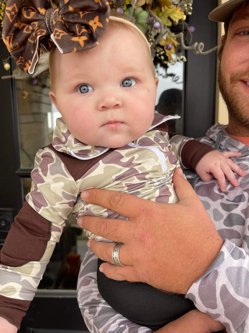 *KIDS* Blane Brown Camo Pullover - The Lace Cactus
