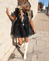 Boise Black Baby Doll Dress - The Lace Cactus