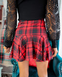 Rudy Red Plaid Skort - The Lace Cactus