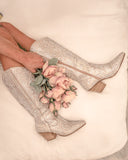 Dolly Dreams Rhinestone Boots - The Lace Cactus
