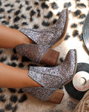 Not Rated Fiera Pewter Gray Booties - The Lace Cactus